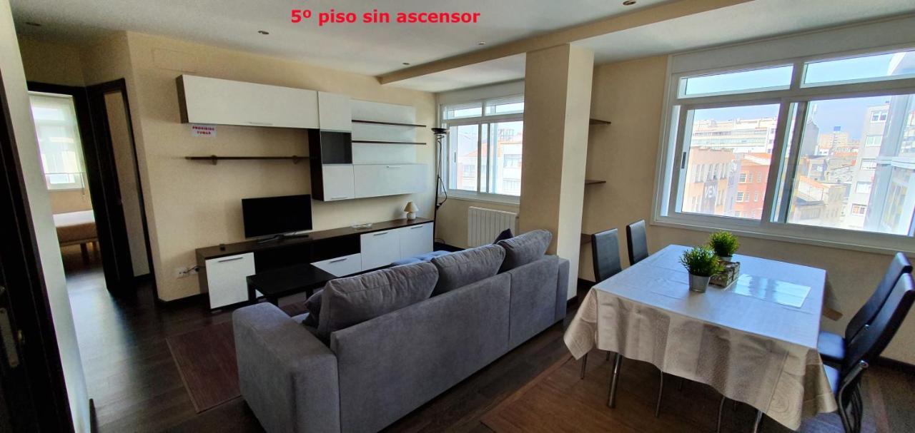 Coqueto Apartamento De 2 Habitaciones En Zona Estacion Tren A Coruña Buitenkant foto