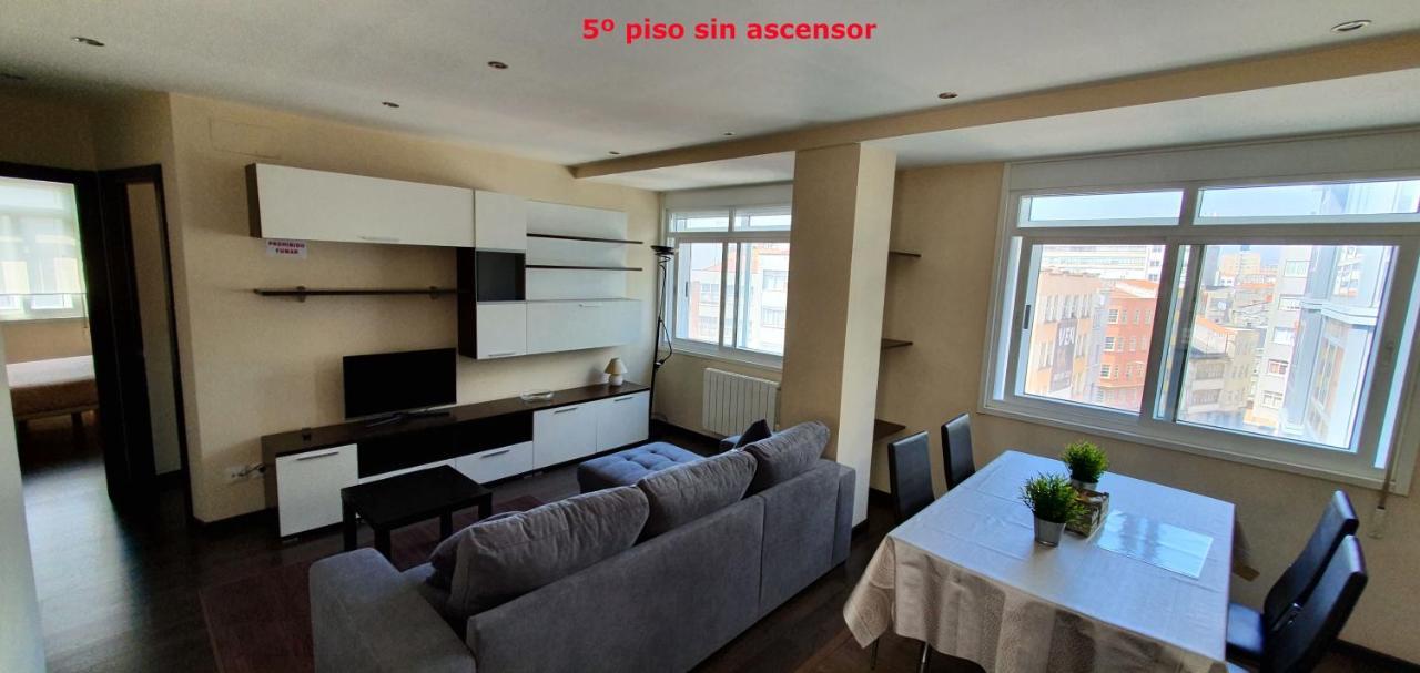 Coqueto Apartamento De 2 Habitaciones En Zona Estacion Tren A Coruña Buitenkant foto